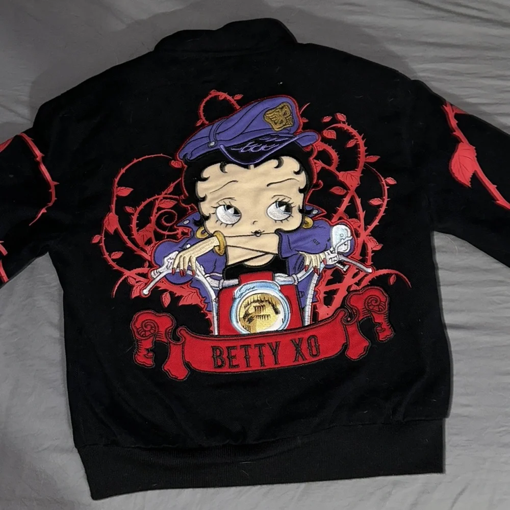 Betty boop varsity vintage jacket with matching mini purse - Picture 6 of 6